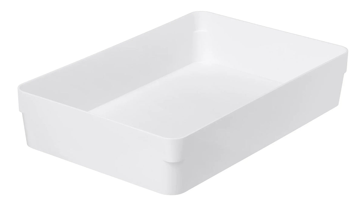 SS COMPACT SKUFFEORGANIZER HVID PLAST 30X20 X6 CM