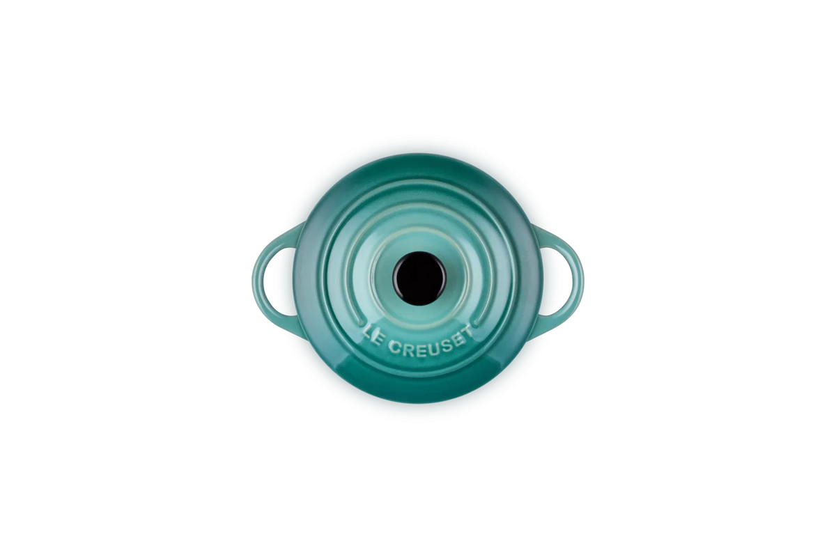 LE CREUSET MINIGRYDE 10 CM/250 ML BLEU RIVIERA GRØNBLÅ