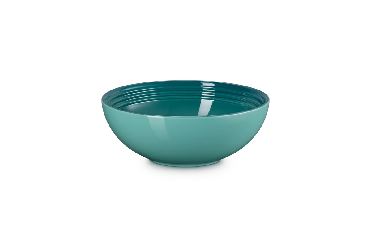 LE CREUSET SERVERINGSSKÅL 24 CM Ø 2,2 LTR BLEU RIVIERA GRØNBLÅ