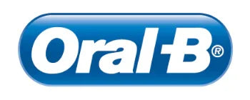 Oral-B logo på blå baggrund