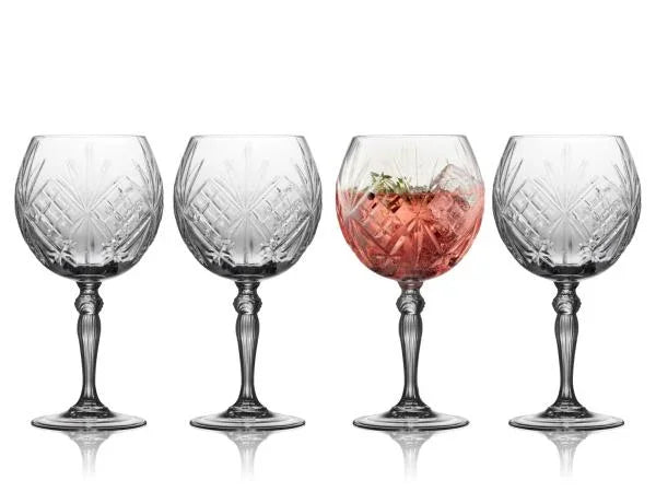 LYNGBY MELODIA KRYSTAL GINGLAS 65 CL 4-PAK