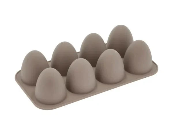 BLOMSTERBERGS FLØDEBOLLEFORM T/8-STK LATTE SILIKONE