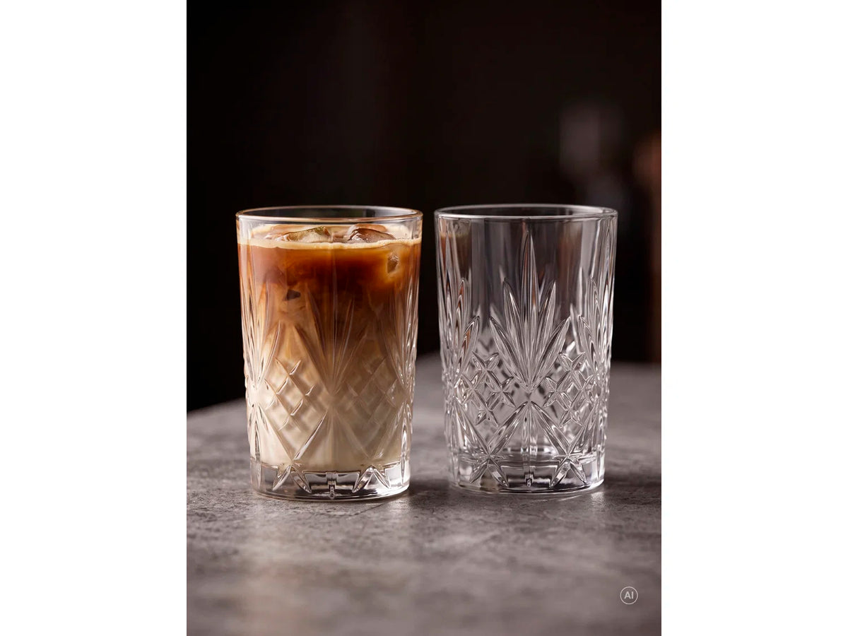 LYNGBY MELODIA KRYSTAL VANDGLAS HØJ 25 CL 6-PAK