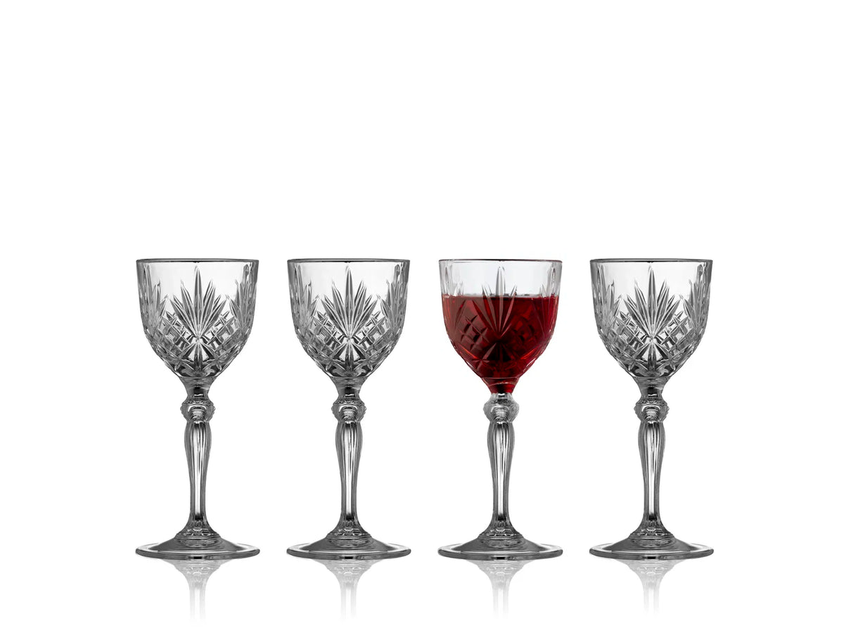LYNGBY MELODIA KRYSTAL PORTVINSGLAS 14 CL 4-PAK