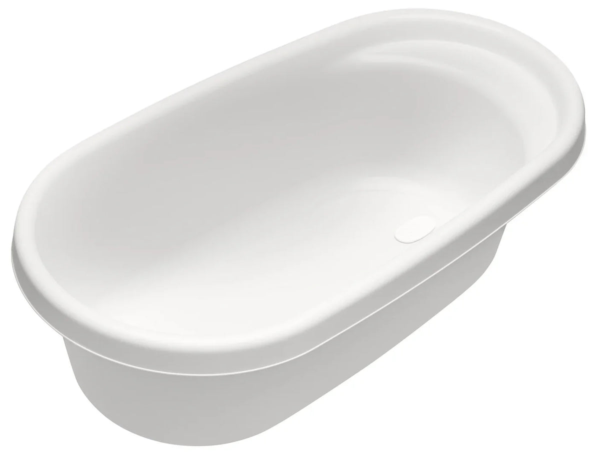 BABY BADEKAR 27 LTR M/PROP HVID PLAST