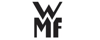 Sort WMF logo på hvid baggrund