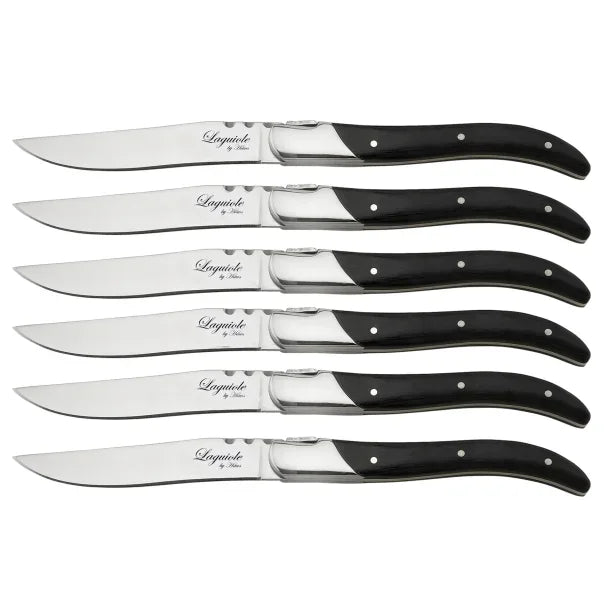 LAGUIOLE by HAWS STEAKKNIV 6-PAK SORT
