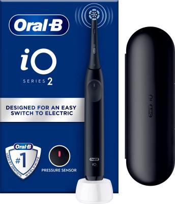 ORAL-B TANDBØRSTE IO2 SORT M/ETUI