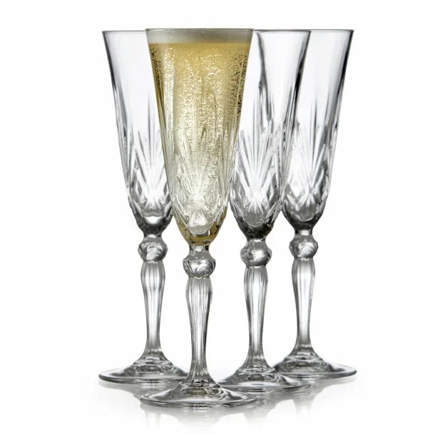 LYNGBY MELODIA KRYSTAL CHAMPAGNEGLAS 16 CL 4-PAK