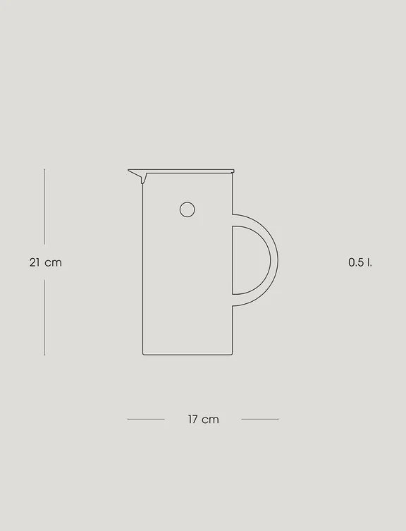 STELTON EM77 TERMOKANDE 0,5 LITER SORT