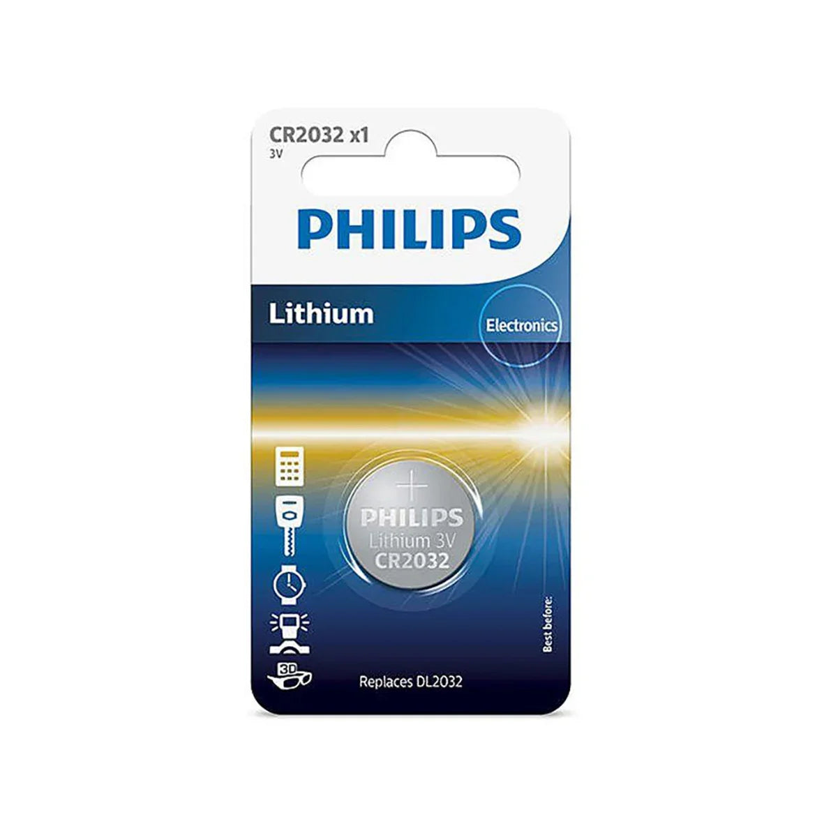 BATTERI CR2032 PHILIPS