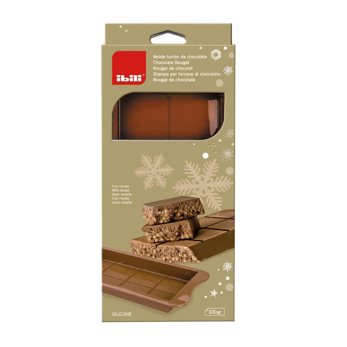 IBILI CHOKOLADEFORM I SILIKONE 20,5 X 10,5 X 2,2 CM