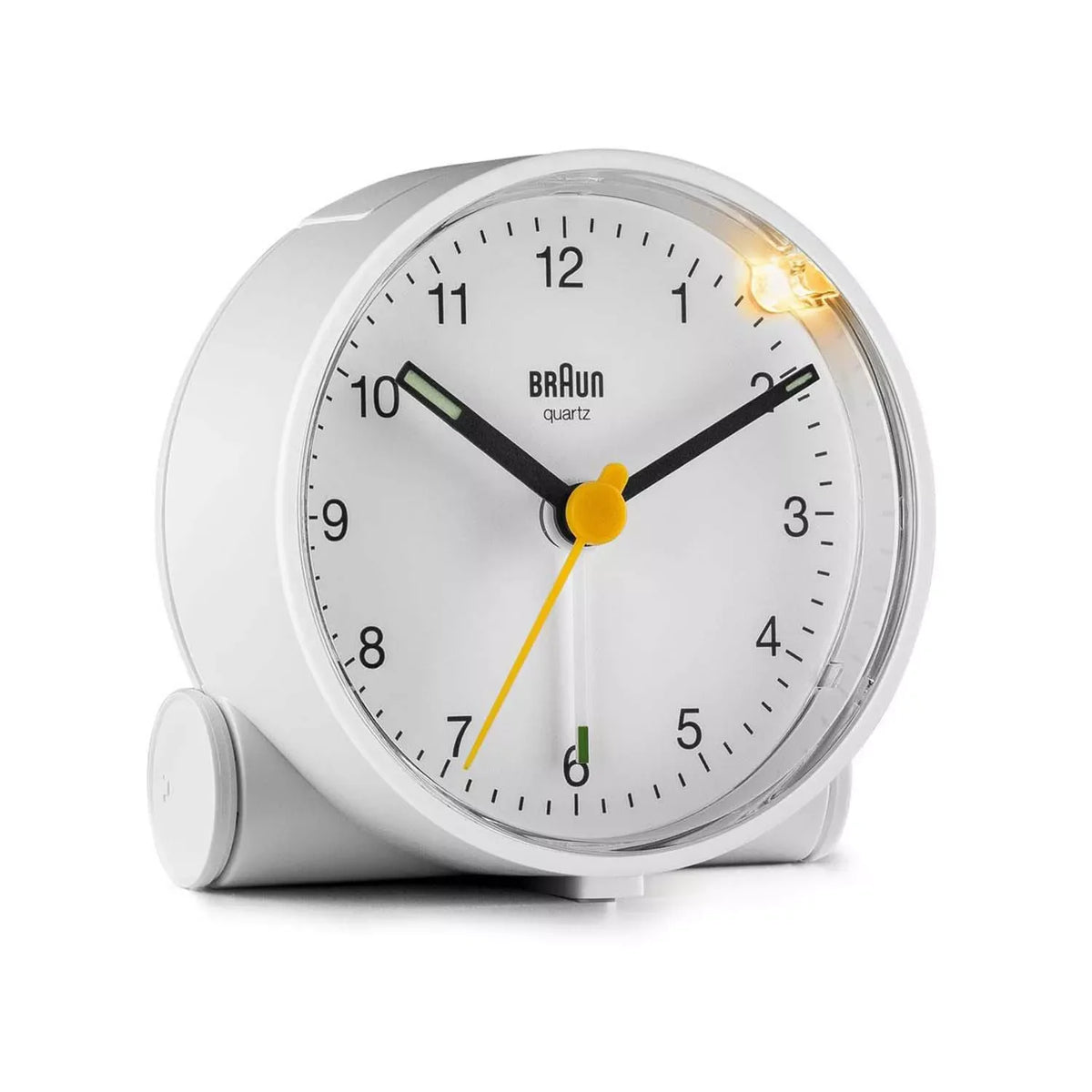 BRAUN VÆKKEUR HVID M/SNOOZE FUNKTION