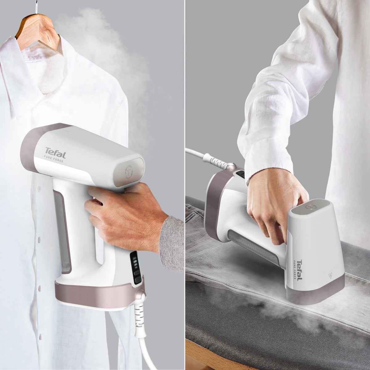 TEFAL TØJDAMPER PURE FORCE 2-I-1