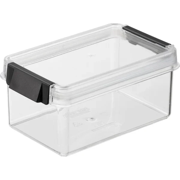 OSLO MADOPBEVARINGSBOX 0,85 LTR KLAR M/SORT CLIPSLUKNING