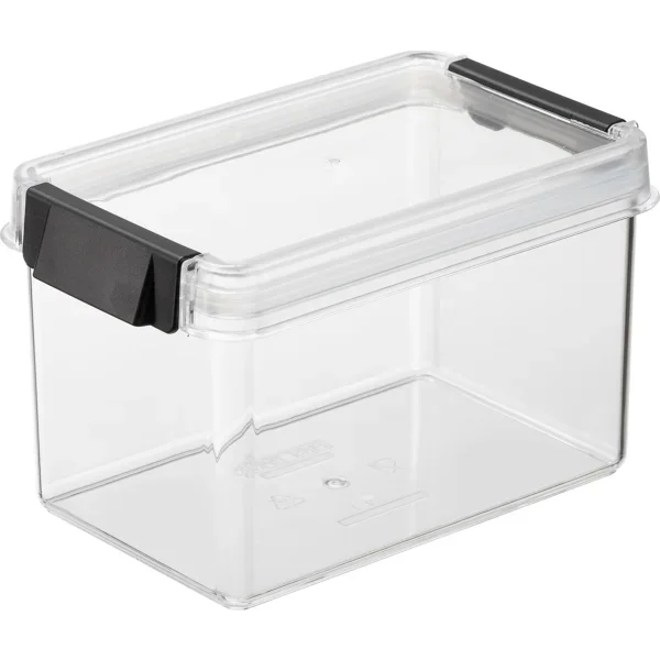OSLO MADOPBEVARINGSBOX 1,2 LTR KLAR M/SORT CLIPSLUKNING