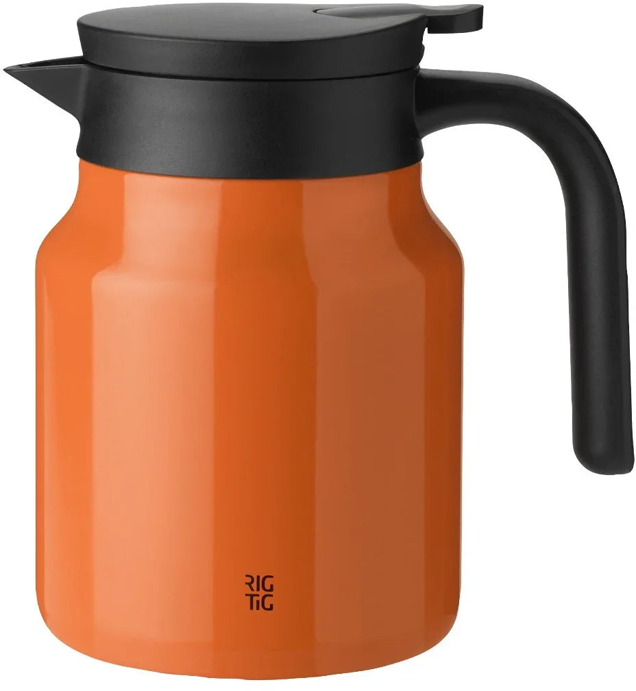 RIGTIG by STELTON TERMOKANDE 0,9 L ORANGE INKL. TEFILTER