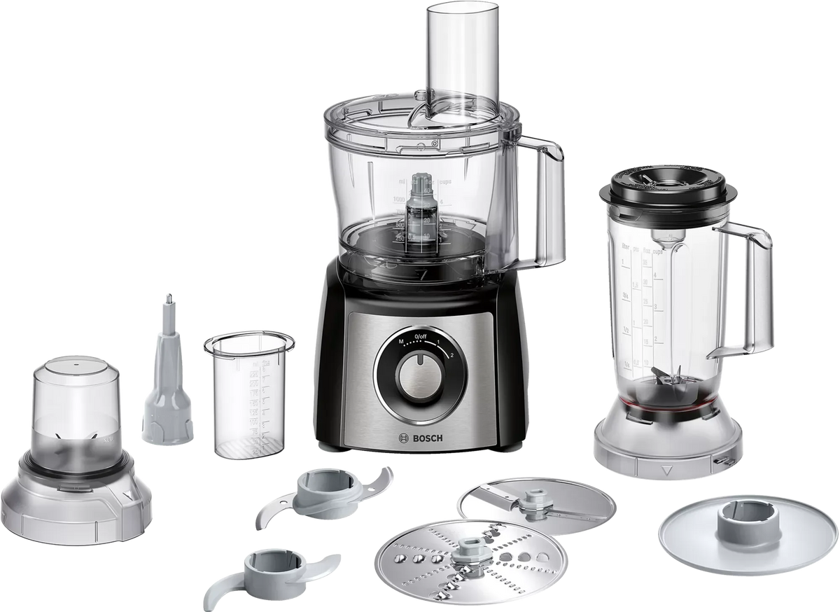 BOSCH FOODPROCESSOR MED BLENDER + MINIHAKKER