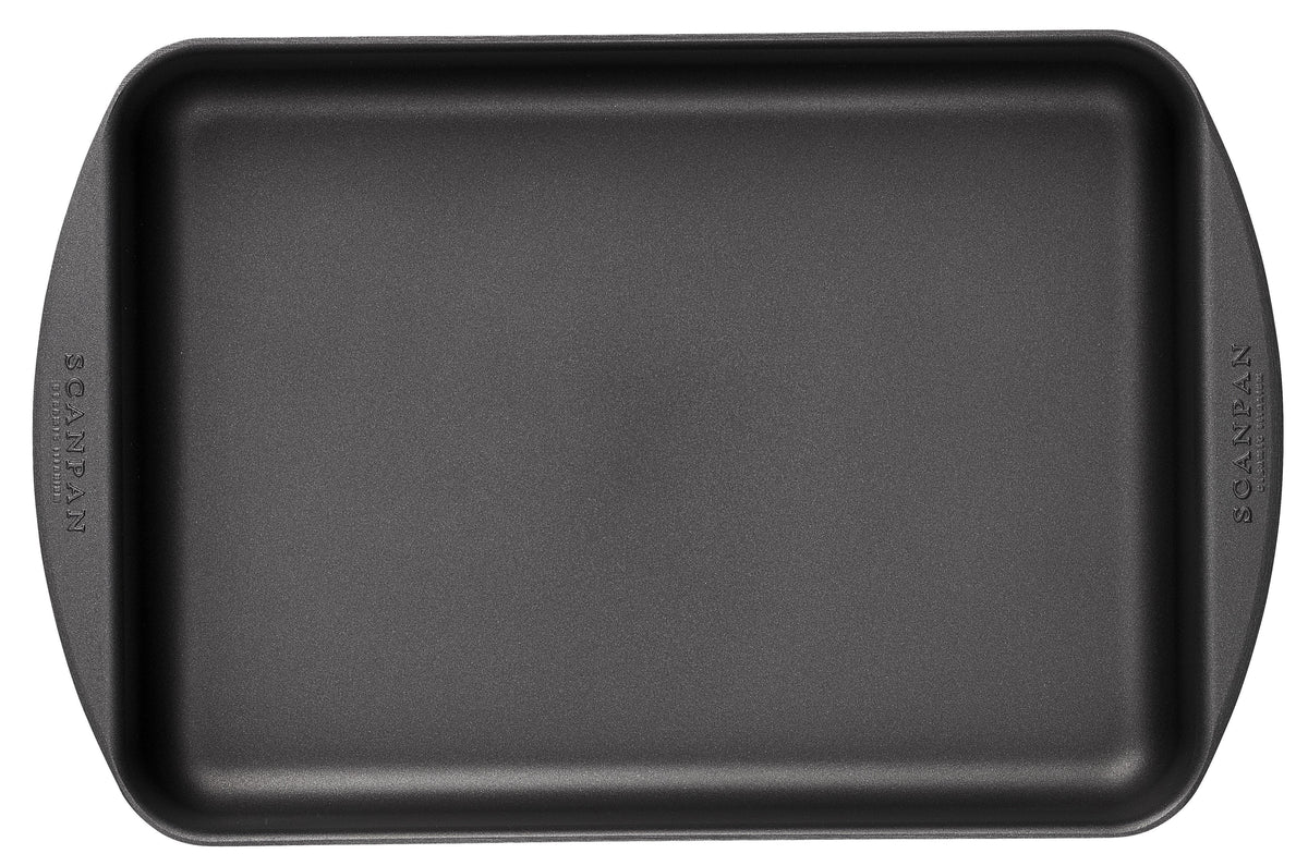 Sort SCANPAN bradepande i non-stick materiale, 39x27 cm, set ovenfra