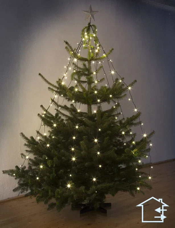 CONZEPT JULETRÆS LYSKÆDE MED TOPRING 330 LED