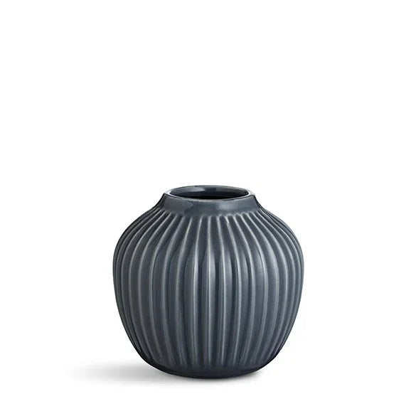 HAMMERSHØI VASE 20 CM GRÅ