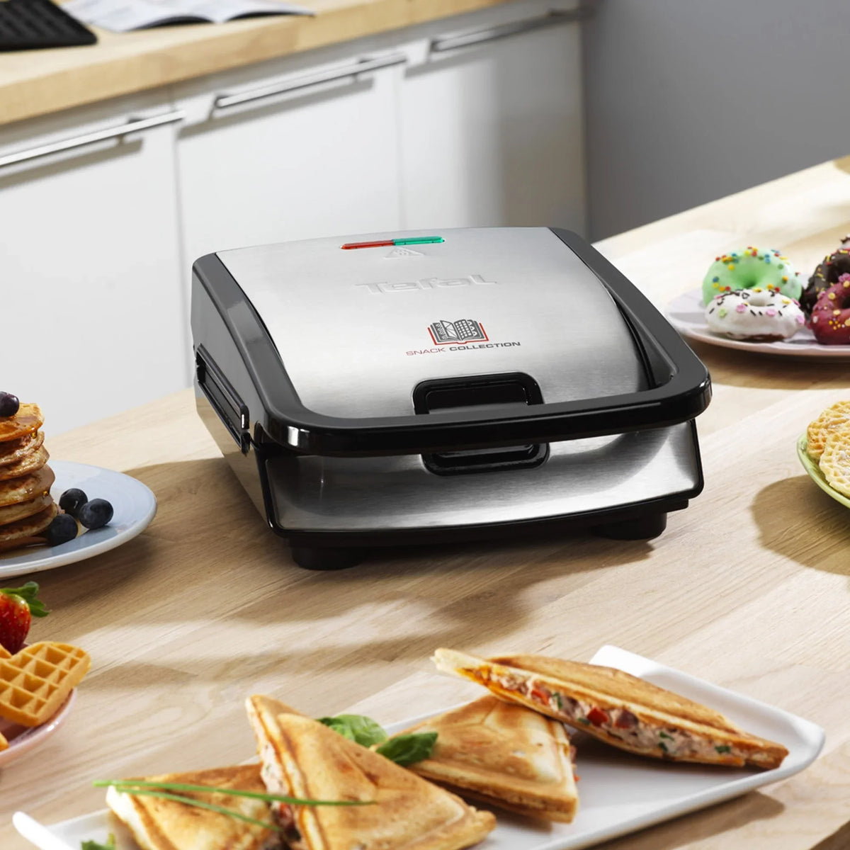 TEFAL SNACK COLLECTION PLADE 6: HJERTEVAFFEL