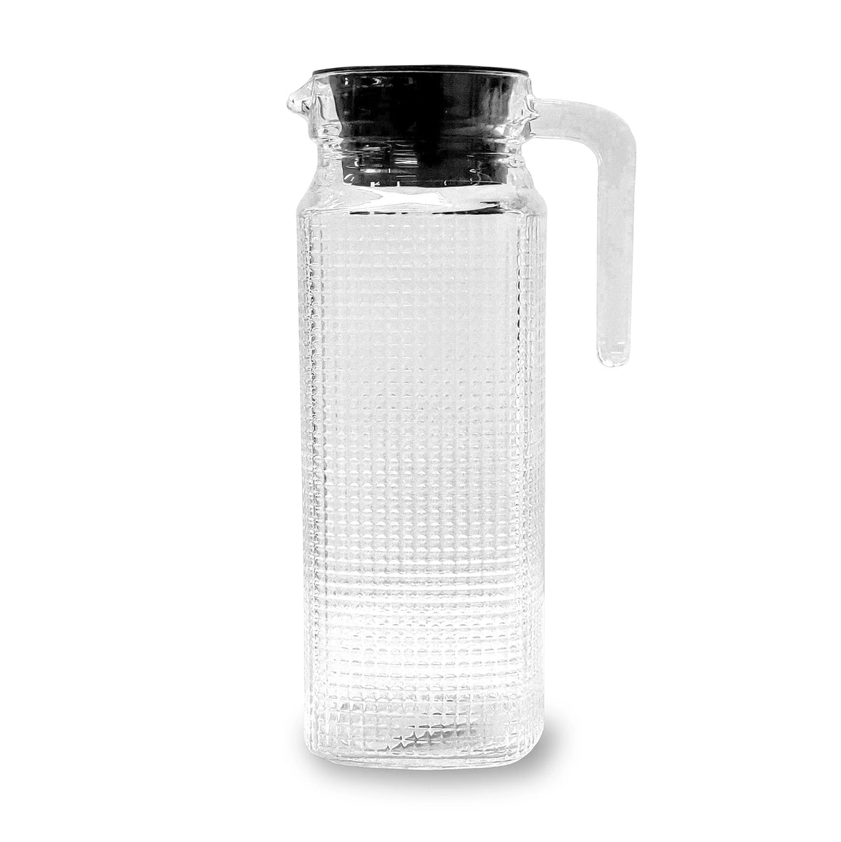 KØLESKABSKANDE FIRKANTET GLAS 1 LITER