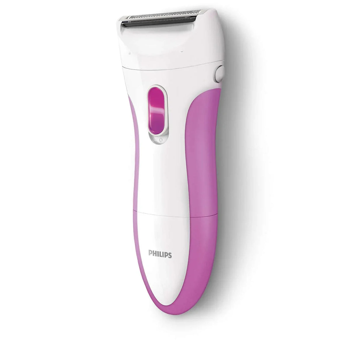 Hvid og lilla PHILIPS ladyshaver til batterier
