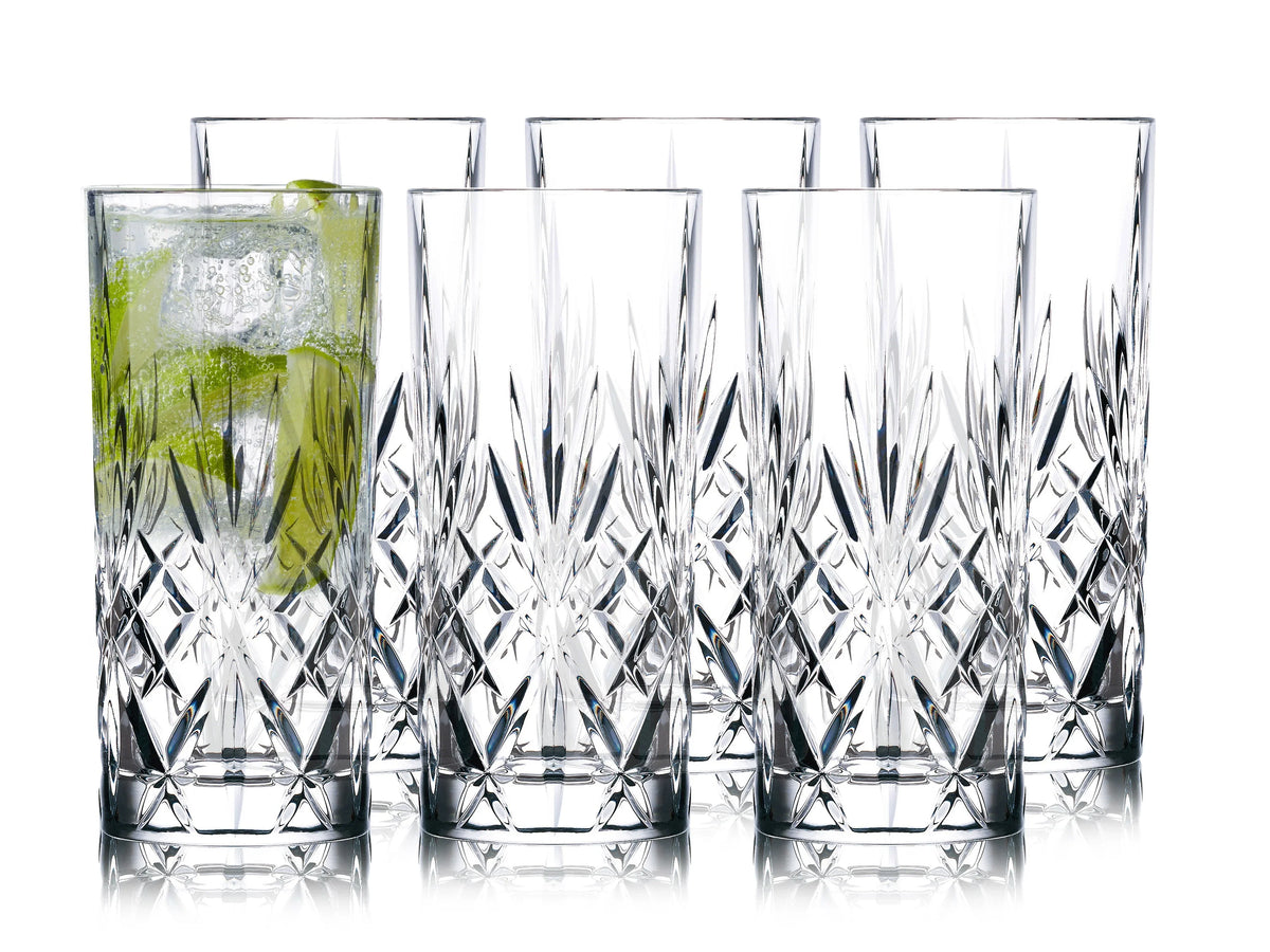 LYNGBY MELODIA KRYSTAL HIGHBALL/DRINKSGLAS 36 CL 6-PAK
