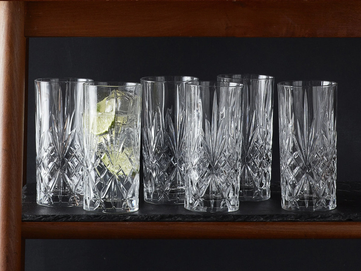 LYNGBY MELODIA KRYSTAL HIGHBALL/DRINKSGLAS 36 CL 6-PAK