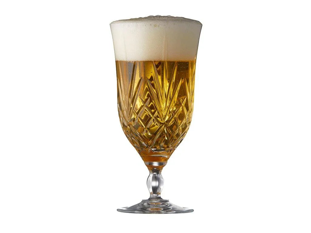 LYNGBY MELODIA KRYSTAL ØL/DESSERTGLAS PÅ FOD 40 CL 4-PAK