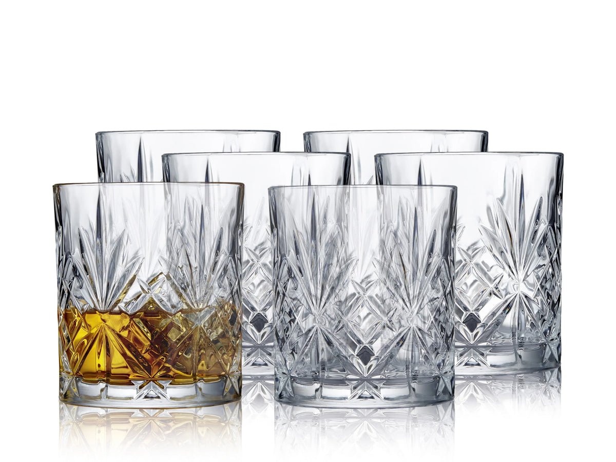 LYNGBY MELODIA KRYSTAL WHISKYGLAS 31 CL 6-PAK