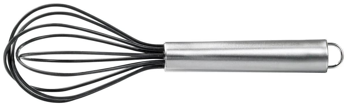 EVA TRIO piskeris med sort belægning og børstet stålhåndtag, 20 cm