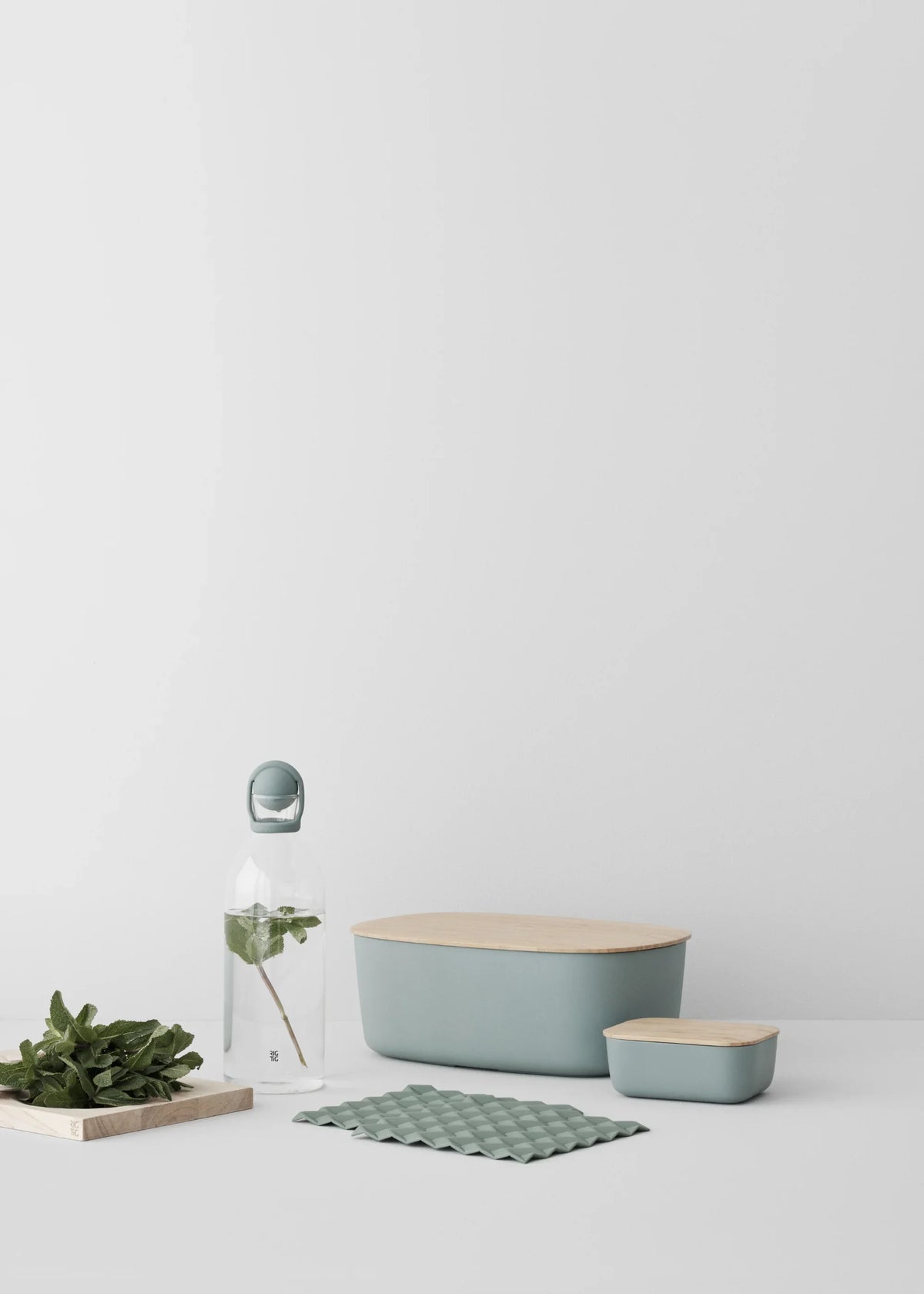 RIGTIG by STELTON GRYDELAPPER 2-PAK SORT SILIKONE