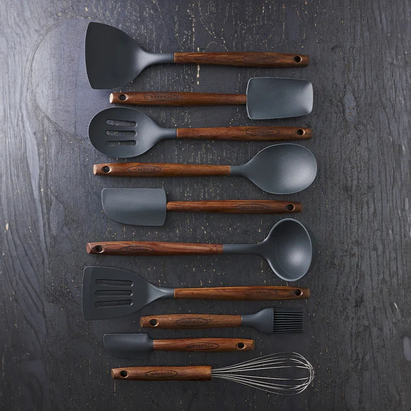 SCANPAN SUPPESKE 31 CM SILIKONE/ASKETRÆ