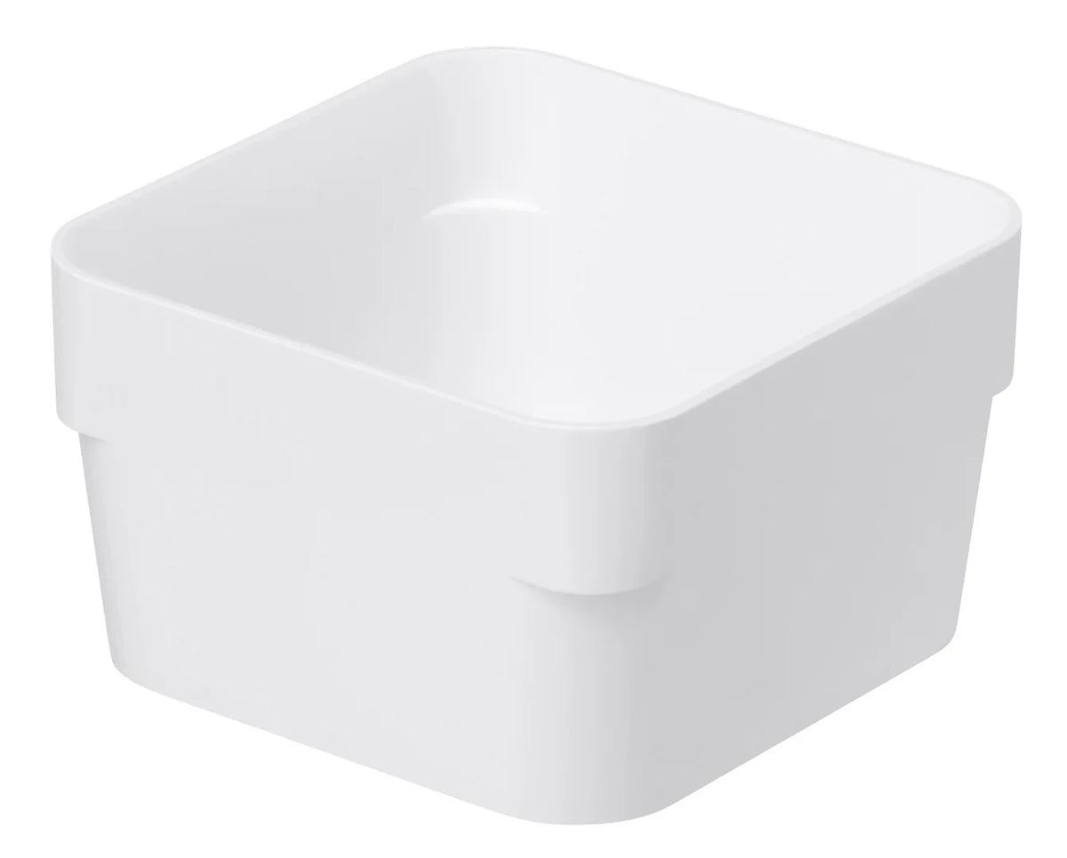 SS COMPACT SKUFFEORGANIZER 10X10 X6CM HVID PLAST