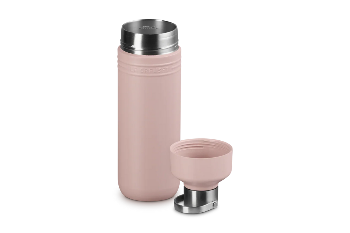 LE CREUSET ON THE GO TERMOFLASKE 1 L SHELL PINK