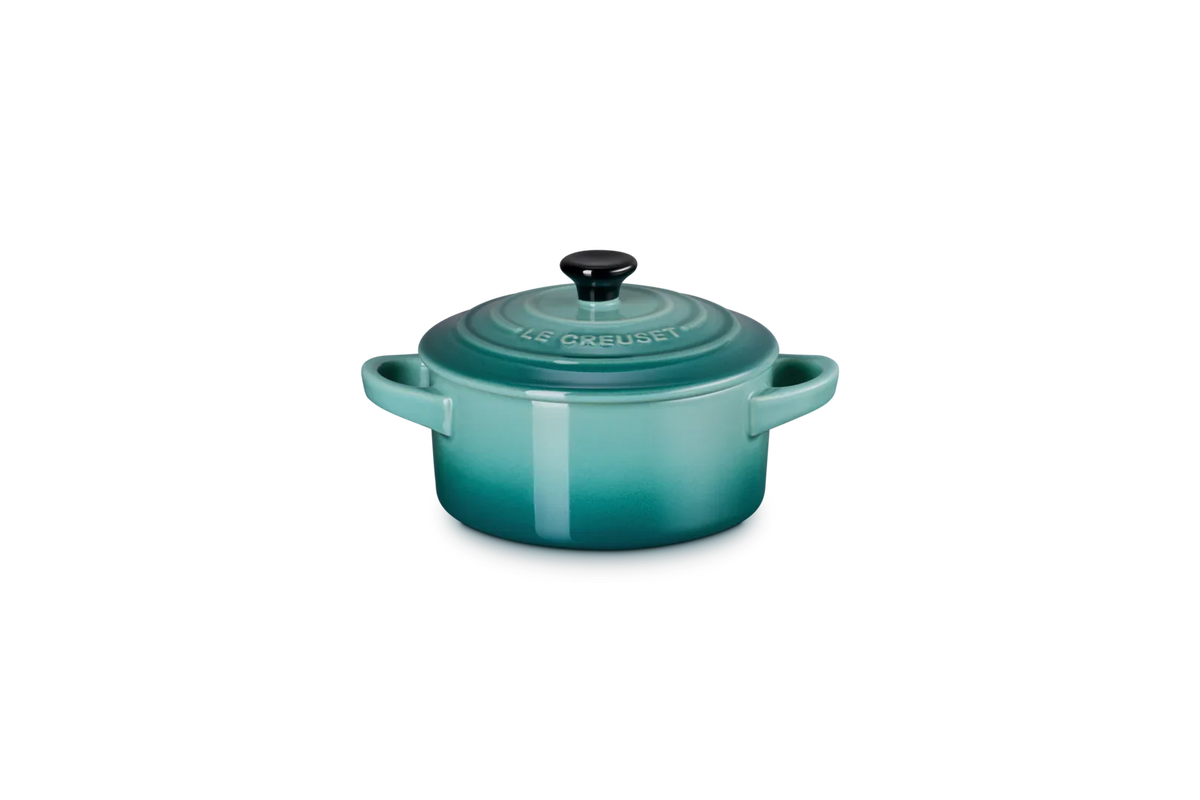LE CREUSET MINIGRYDE 10 CM/250 ML BLEU RIVIERA GRØNBLÅ