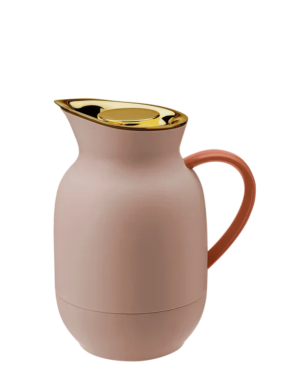 STELTON AMPHORA TERMOKANDE T/KAFFE HØJ 1 L SOFT PEACH