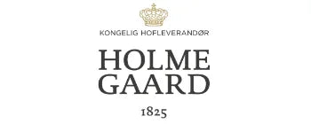 Logo for Holmegaard med teksten Kongelig Hofleverandør og årstallet 1825.