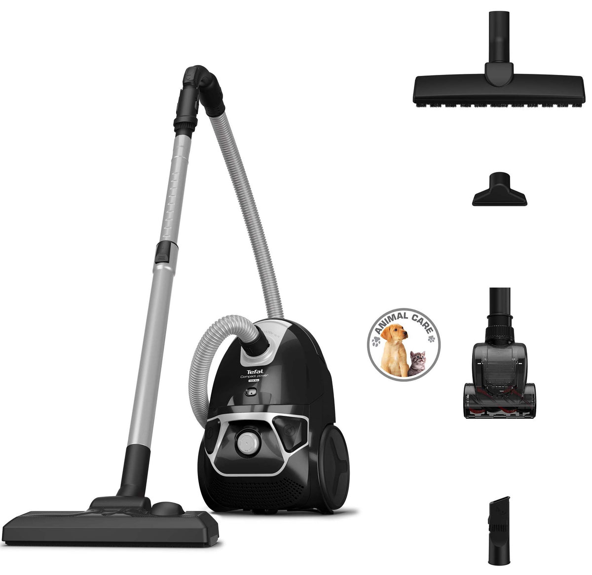 TEFAL COMPACT POWER STØVSUGER 750W SORT