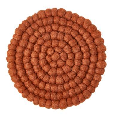 BORDSKÅNER ULD 20 CM Ø TERRACOTTA