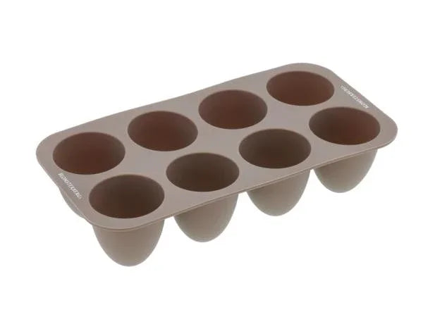 BLOMSTERBERGS FLØDEBOLLEFORM T/8-STK LATTE SILIKONE