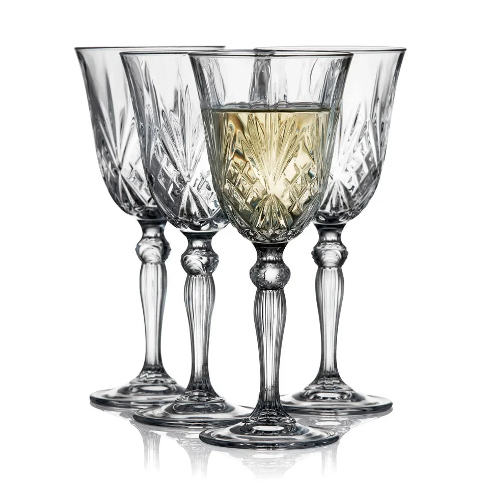 LYNGBY MELODIA KRYSTAL HVIDVINSGLAS 21 CL 4-PAK