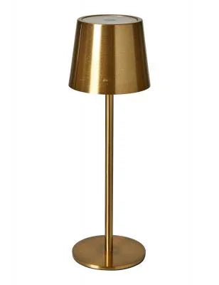 GENOPLAD. BORDLAMPE LED GULD 27,5 CM