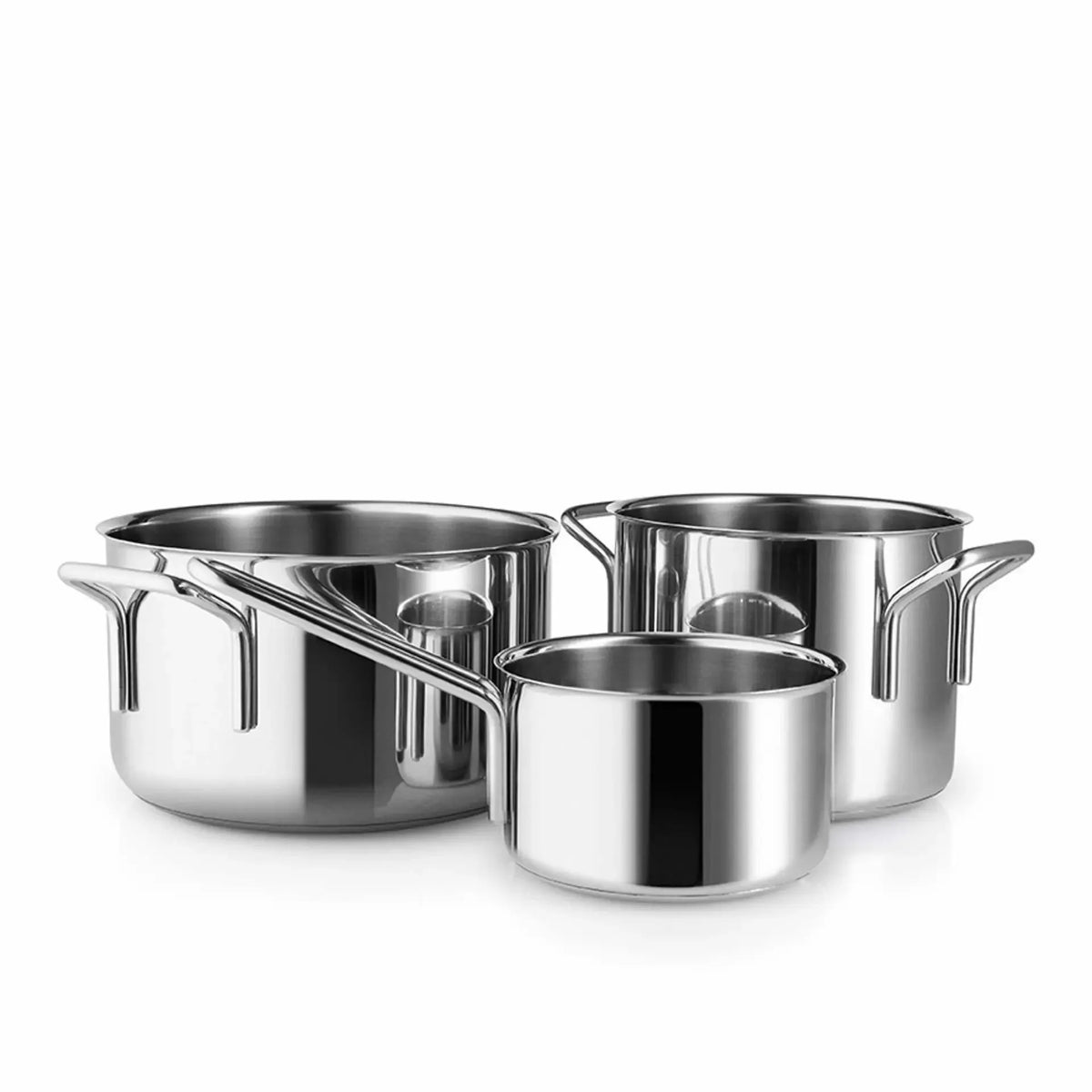 EVA TRIO GRYDESÆT 3 DELE 1,1 L KASSEROLLE 2,2 & 3,6 L GRYDE