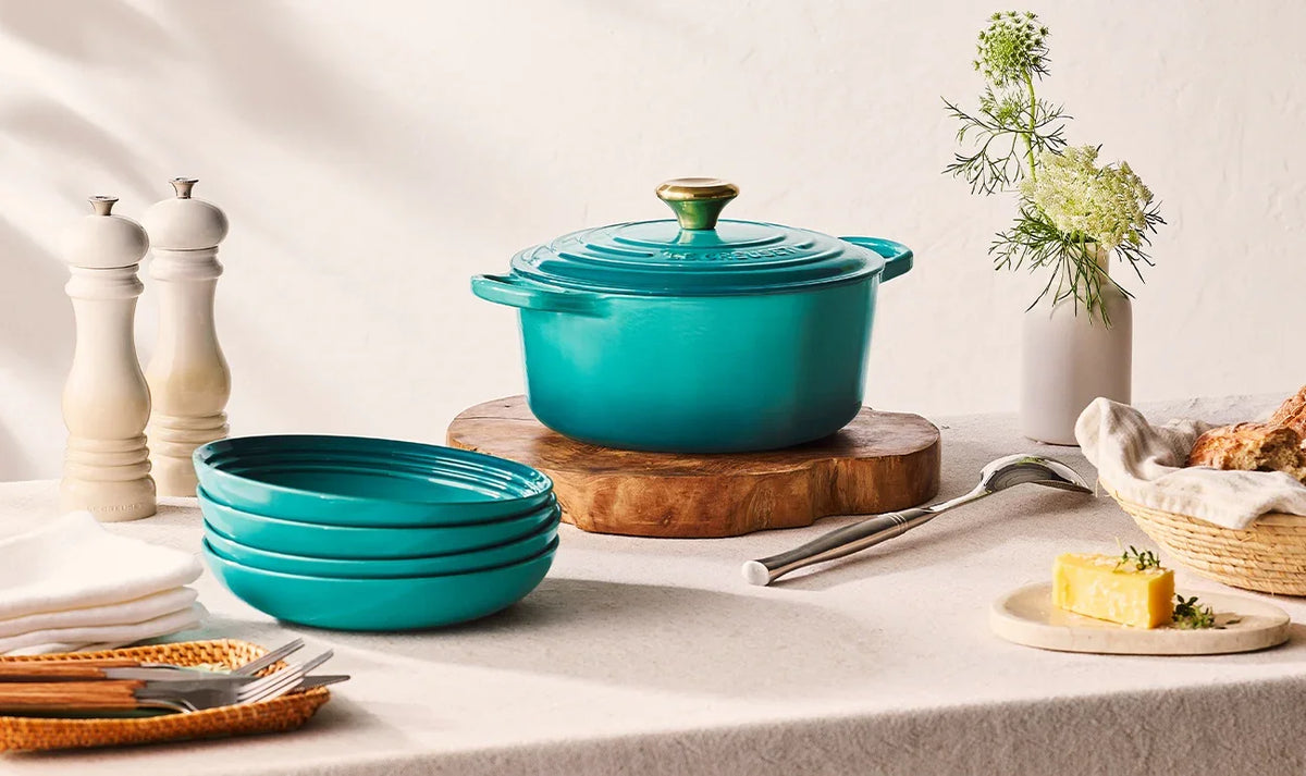 LE CREUSET GRYDE 4,2 L/24 CM BLEU RIVIERA
