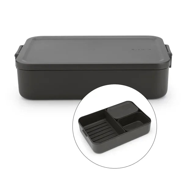 BRABANTIA MADKASSE BENTO MØRKEGRÅ
