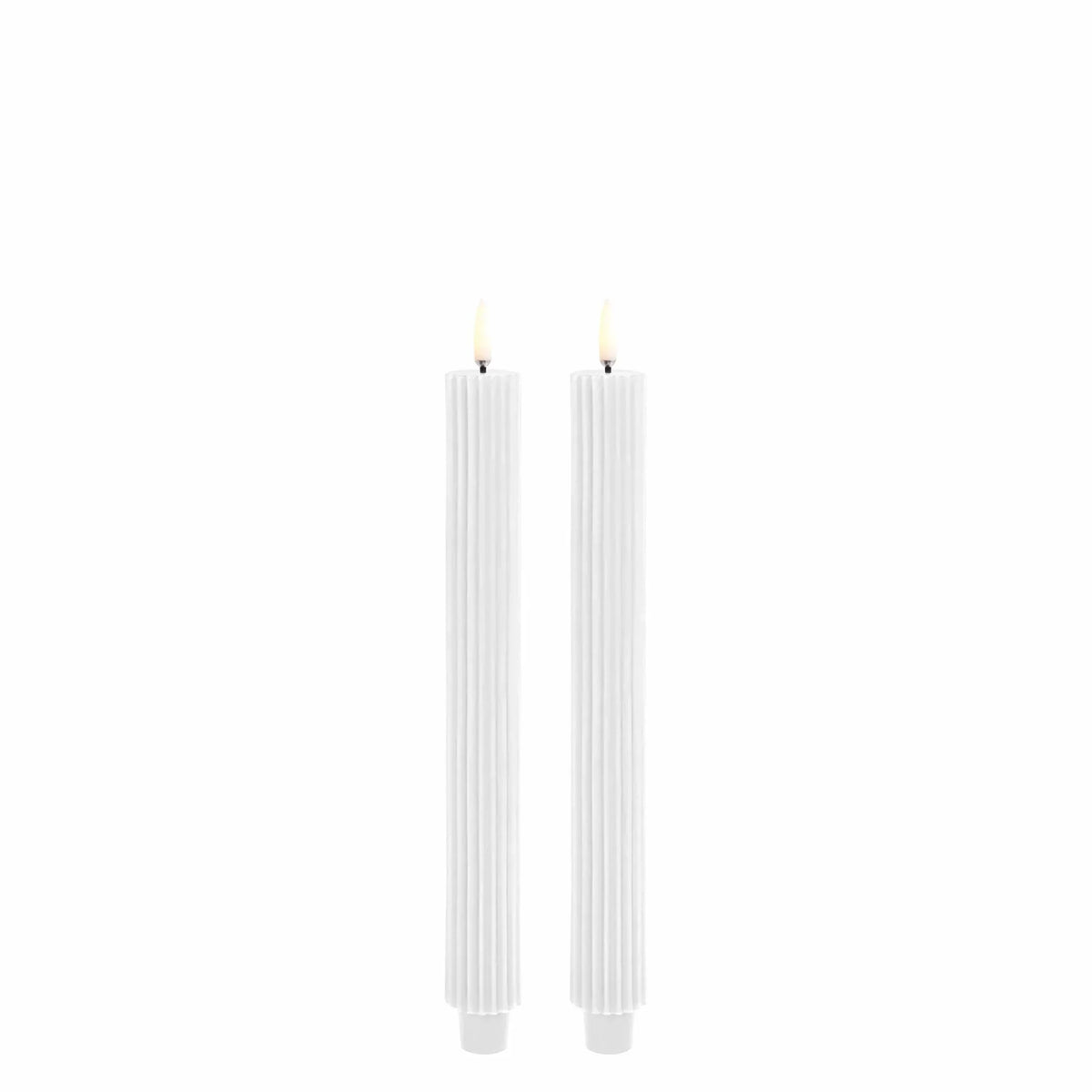 UYUNI STAGELYS RILLET 25X3,2 CM HVID 2-PAK