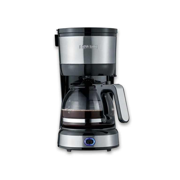 SEVERIN KAFFEMASKINE 4-KOP/500 ML RUSTFRI STÅL 750 W